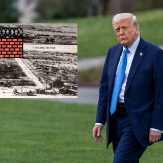 Gobierno de EU viola tratado y construye muro sobre río en Tijuana