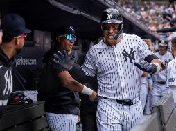 Los Yankees de Nueva York impusieron una nueva marca en la historia de la organización con nueve cuadrangulares en un solo juego. AP/ A. Katsanis.
