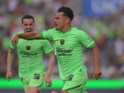 Jairo Torres festeja su gol frente a Puebla. IMAGO7/J. Zamora