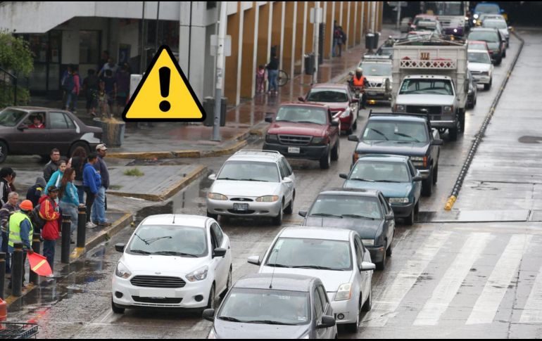 Algunas de las calles y avenidas más importantes en ambas localidades permanecerán cerradas. EL INFORMADOR / ARCHIVO