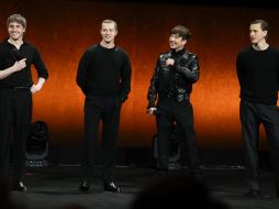 El actor irlandés Paul Mescal, el actor británico Joseph Quinn, el actor irlandés Barry Keoghan y el actor británico Harris Dickinson hablan sobre el evento cinematográfico de cuatro películas 