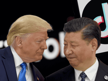 Trump señala que podría haber acuerdo para venta de TikTok. ARCHIVO/AFP/O. Douliery/AP Photo/S. Walsh/CANVA.