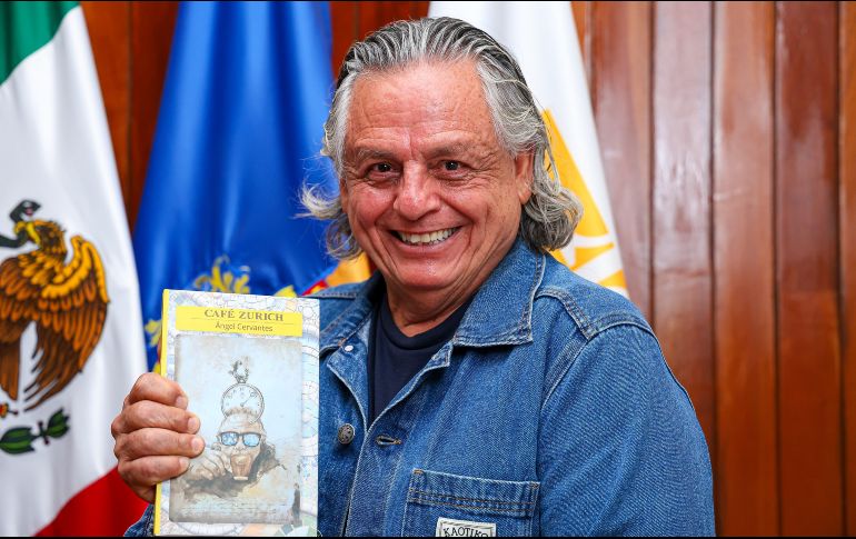 Ángel Cervantes reveló que la idea de la novela surgió en una conversación con su amigo, el artista Fernando Díaz, en Barcelona. EL INFORMADOR/H.FIGUEROA