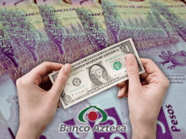 La cotización del dólar en Banco Azteca es de 19.35 pesos a la compra y 20.89 pesos a la venta.  EL INFORMADOR / O. Álvarez