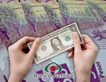 La cotización del dólar en Banco Azteca es de 19.35 pesos a la compra y 20.89 pesos a la venta.  EL INFORMADOR / O. Álvarez