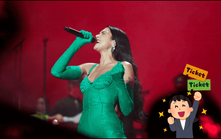 Así puedes acceder a la preventa para el concierto de Dua Lipa en México. SUN / ARCHIVO