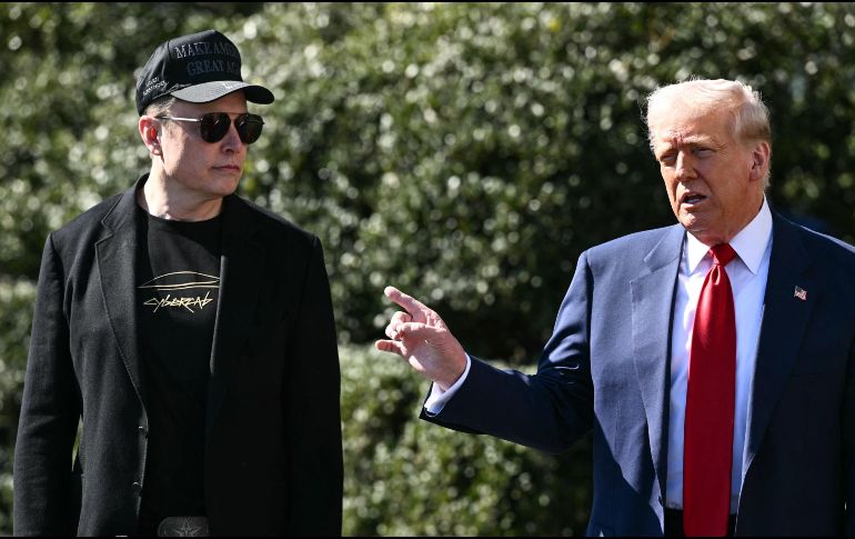 Elon Musk y Donald Trump, en una imagen de archivo. AFP