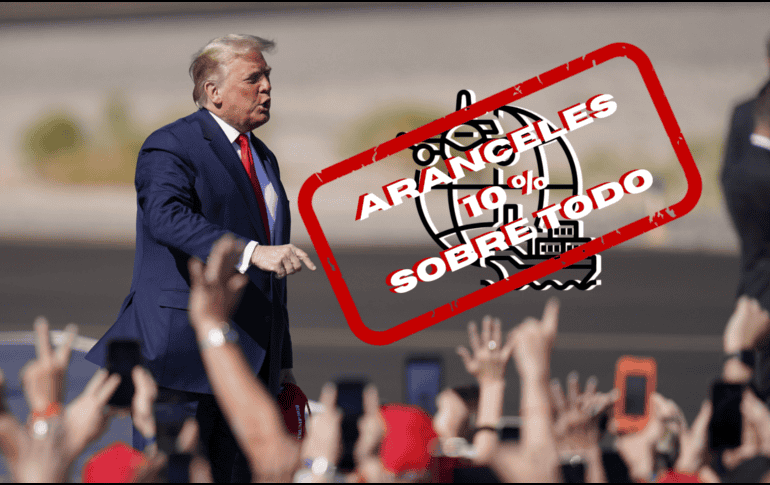 Trump lanza aranceles; dice que el comercio global ha 