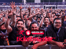 Estos son todos los conciertos que están al 2x1 en Ticketmaster el día de hoy. EL INFORMADOR / ARCHIVO