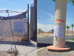 Población de Teocaltiche y Villa Hidalgo deja lonas con mensajes para la Policía Estatal. ESPECIAL