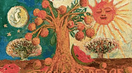 “Frida Kahlo. Congreso de los pueblos por la paz”, de 1952; es una de las supuestas piezas faltantes. ESPECIAL