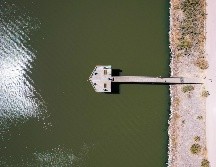 Presa Claderón, una de las principales fuentes de agua de Guadalajara. EL INFORMADOR/Archivo