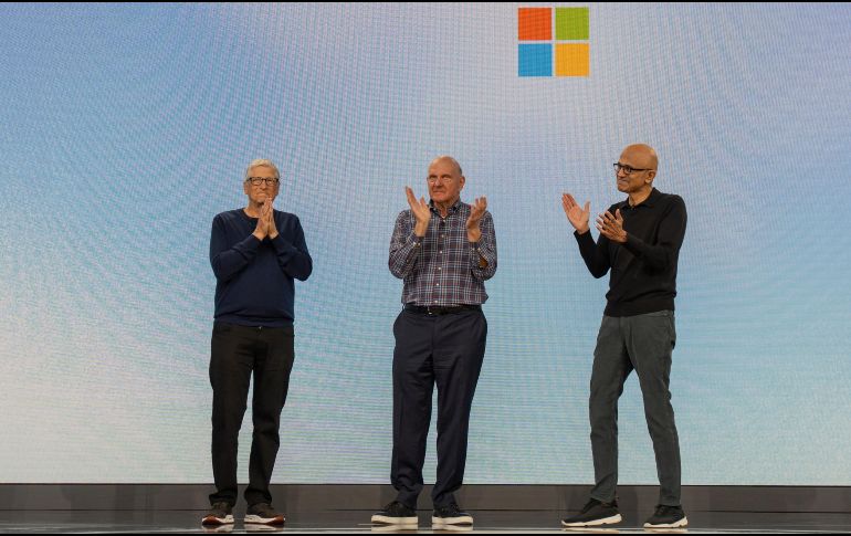 El actual director ejecutivo de Microsoft destacó que el nuevo enfoque en el que se centraría la empresa sería la IA. EFE/ A. Colmenares