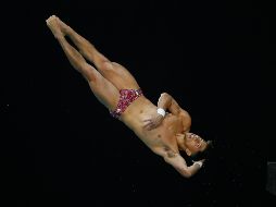 En la prueba preliminar de plataforma 10m individual masculino, el mexicano Randal Willars superó a los representantes de China para clasificarse en primer lugar para la ronda por las medallas. EFE / F. Guasco