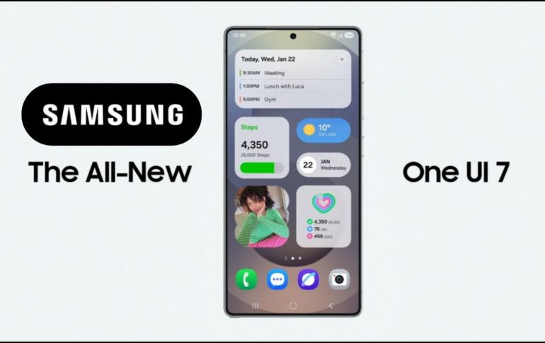 La interfaz One UI 7 se extenderá gradualmente a más smartphones y tablets Galaxy de Samsung. ESPECIAL / news.samsung.com