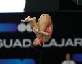 La clavadista mexicana, Gabriela Agúndez tuvo un cierre complicado en las últimas dos etapas de la Final Mixta en la Copa Mundial de Clavados, después de que cometió dos errores que impidieron el medallero para la delegación nacional. EFE / F. Guasco