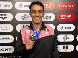 Juan Celaya ganó su primera medalla individual en territorio mexicano. EL INFORMADOR/ A. GARCÍA.