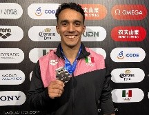 Juan Celaya ganó su primera medalla individual en territorio mexicano. EL INFORMADOR/ A. GARCÍA.
