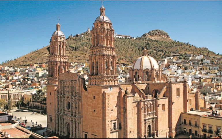 Catedral de Zacatecas. A un costado podrás disfrutar de los conciertos gratuitos de este encuentro. CORTESÍA