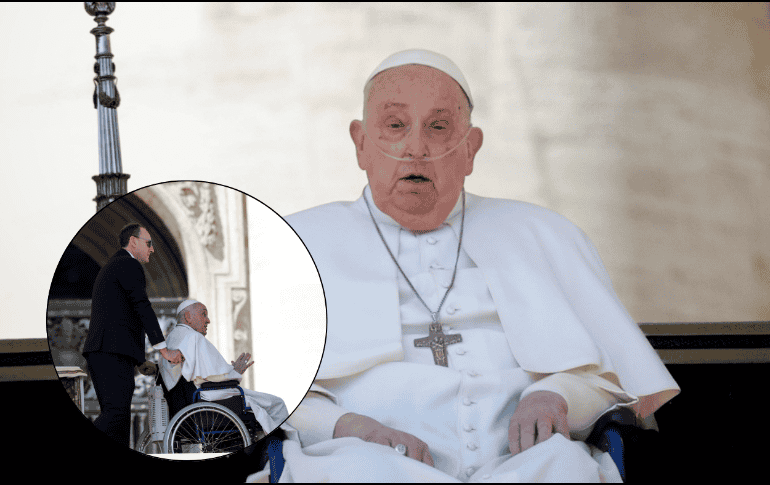 El Papa Francisco reapareció públicamente de forma sorpresiva este domingo. EFE/EPA/G. LAMI