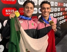 Oro para México tras ganar la prueba de trampolín 3m sincronizado en la Copa Mundial de Clavados Guadalajara 2025. EL INFORMADOR / A. GARCÍA