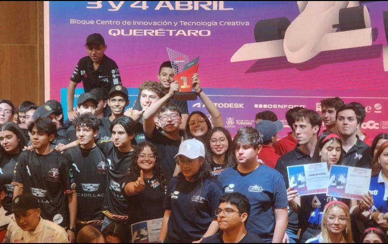 La escudería Tonaltech obtuvo su pase a la final nacional ante más de 47 equipos de diferentes estados de la república. ESPECIAL.