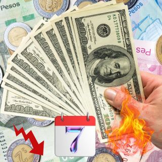 Peso mexicano tiene DRAMÁTICA caída en lunes negro y feo; así cotiza el dólar el 7 de abril de 2025