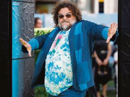 El actor estadounidense Jack Black, posó en la alfombra roja a su llegada al estreno mundial de “La película de Minecraft”, en Londres, el 30 de marzo de 2025. AFP