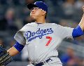 Julio Urías fue campeón de la Serie Mundial de 2020 con Los Angeles Dodgers. AP / ARCHIVO