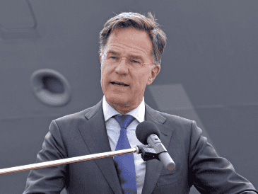 El jefe de la OTAN, Mark Rutte, asimismo expresó su preocupación por la acumulación de armas de China. AP / ESPECIAL, Kyodo News