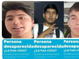 Ellos se suman a los al menos 19 alumnos y alumnas que se encuentran en calidad de desaparecidos. ESPECIAL / COMISIÓN DE BÚSQUEDA DE PERSONAS