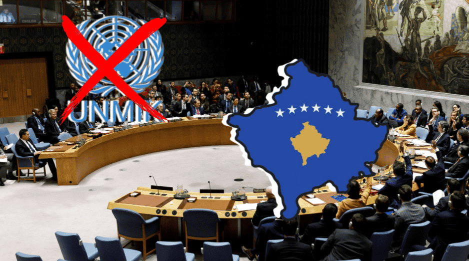 Estados Unidos pide en el Consejo de Seguridad terminar con la misión de la ONU en Kosovo. ARCHIVO/EFE/J. Lane/CANVA.