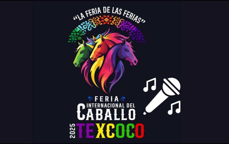 Este año la feria tendrá conciertos, juegos mecánicos, exposiciones ganaderas, eventos culturales y mucho más. ESPECIAL / FACEBOOK: Feria Internacional Del Caballo Texcoco / CANVA