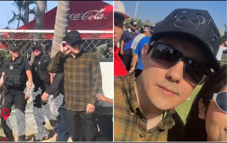 Markitos Toys fue captado en un evento deportivo en Jalisco; su reaparición produjo polémica. ESPECIAL / TIKTOK @sofitorres777d