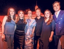 Camila Lemus, Luciana Lemus, Maye Villa de Lemus, Pablo Lemus, Regina Lemus y Juan Pablo Lemus. GENTE BIEN JALISCO / A. Rodríguez