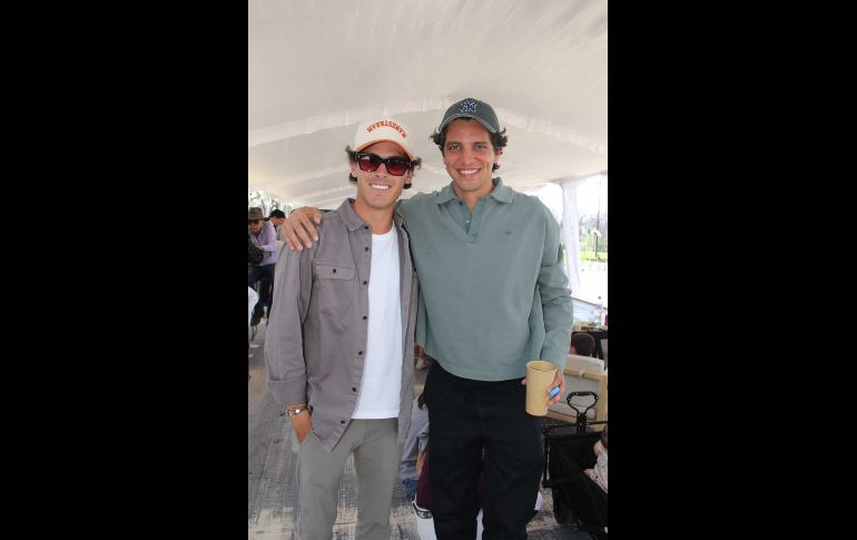 Juan Pablo Gaspar y Roberto Antillon. GENTE BIEN JALISCO / E. Escamilla