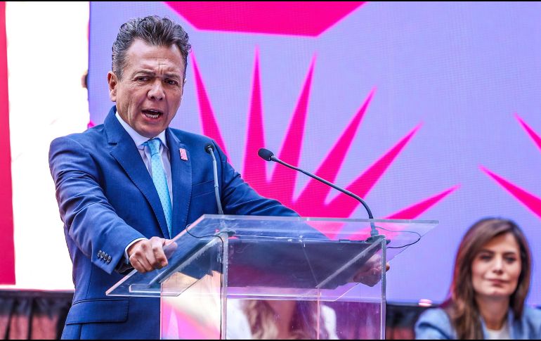 Pablo Lemus anunció que la Glorieta Minerva será intervenida para recibir a turistas y visitantes. EL INFORMADOR/A. NAVARRO