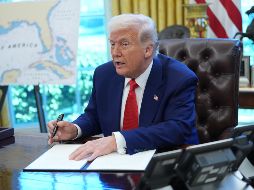 La Casa Blanca informó que ni México ni Canadá formarán parte de los aranceles por el momento. EFE/C. Kleponis