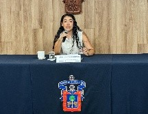 La presidenta de la FEU, Zoé García, encabezó el encuentro con medios de comunicación con un mensaje contundente: nos faltan estudiantes. EL INFORMADOR/C. MARTÍNEZ