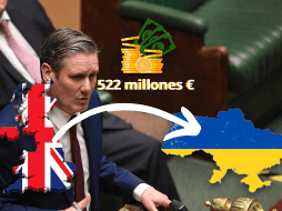 Londres anunciará un nuevo paquete de ayuda militar a Ucrania por 522 millones de euros. ARCHIVO/EFE/J. Taylor/CANVA.