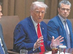 El presidente de Estados Unidos colocó otra vez a México ayer en el centro de sus amenazas arancelarias. EFE