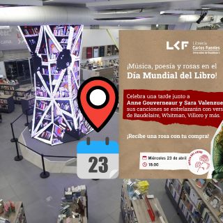 ¡Celebra el Día Mundial del Libro en la Librería Carlos Fuentes!