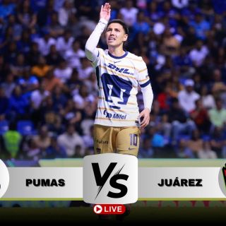 ¿Dónde ver EN VIVO el partido Pumas vs Juárez?