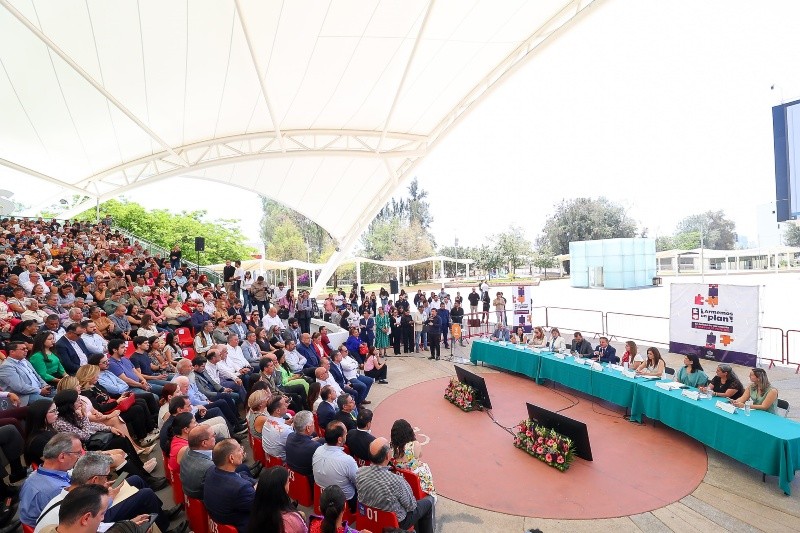 La titular de la Secretaría de Planeación y Participación Ciudadana destacó que las más medio millón de propuestas recibidas por ciudadanos jaliscienses representaron un récord a nivel nacional. EL INFORMADOR/H. FIGUEROA 