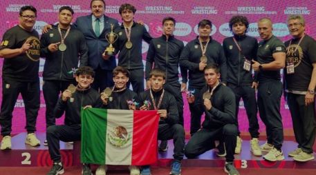 La lucha grecorromana comienza a tomar fuerza como una disciplina fuerte para los atletas mexicanos. FACEBOOK/Comité Olímpico Mexicano