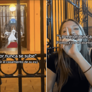Joven asiste a boda de su ex novio y se vuelve viral (VIDEO)