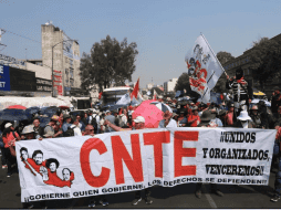 La principal demanda de la CNTE es la abolición de la ley del ISSSTE. SUN/ ARCHIVO.