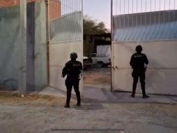 En Teocaltiche, se localizó y aseguró un presunto lote de autos robados. ESPECIAL / SECRETARÍA DE SEGURIDAD ESTATAL