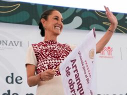 Sheinbaum aseguró que su Gobierno está enfocado en promover otros contenidos, a través de iniciativas como el concurso México Canta. EFE/Presidencia de México