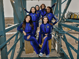 Antes de llegar a México, Katy Perry visitó el espacio en una misión histórica. AP / Blue Origin